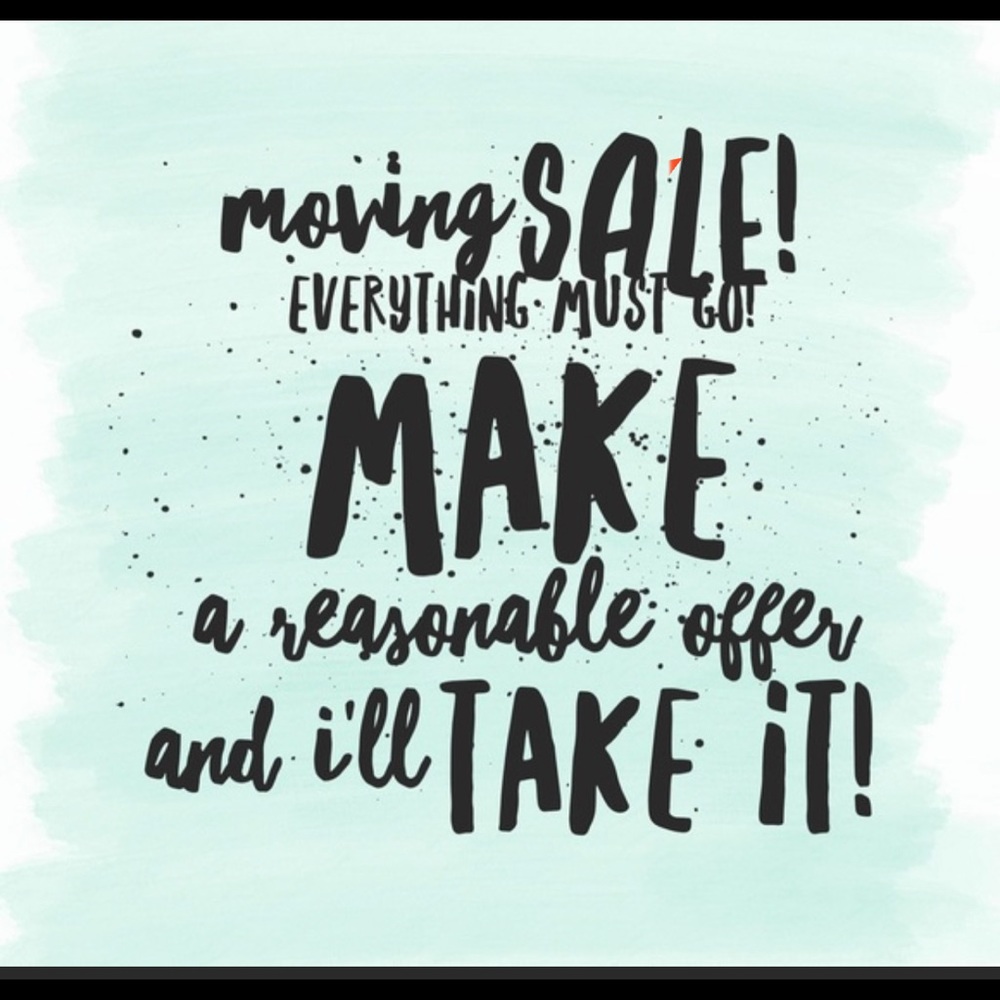 🚨 ENDS TONIGHT MOVING SALE